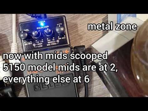 metal zone 5150 in a box|Boss MT.